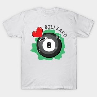 I Love Billiard T-Shirt